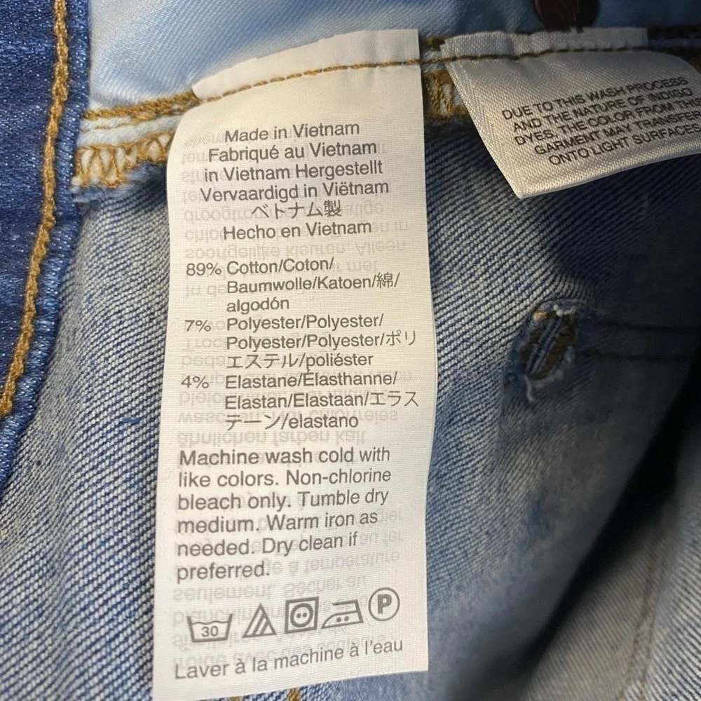 Madewell Mid-Rise Skinny Jeans Size 25 - Blue Cotton Blend Denim Pants